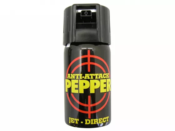 Pfefferspray zur Selbstverteidigung Anti-Attack OC JET 40ml
