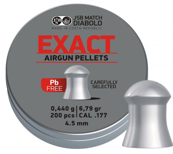 Diabolo JSB Exact Lead Free 4,5mm 200 Stk