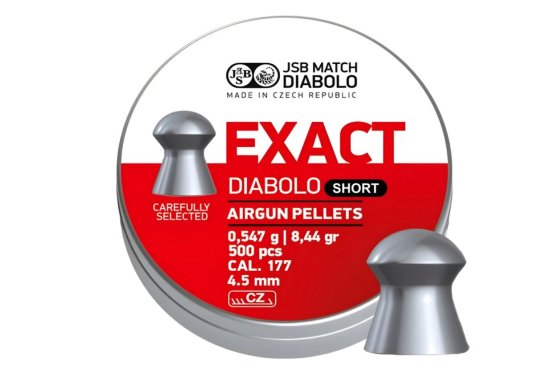Diabolo JSB Exact Short 4,52mm 500Stk