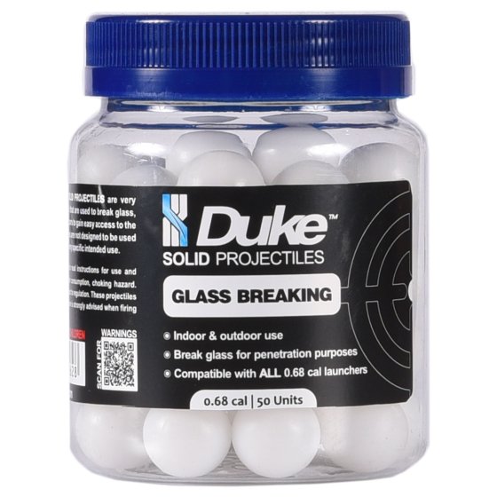 Kugeln Duke Glass Breaking Solid Projectile .68 50 St.
