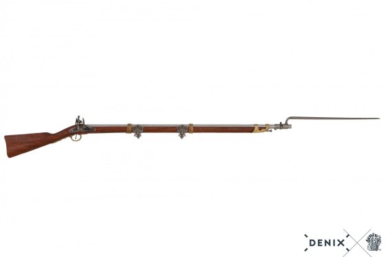 Replik Französisches Steinschlossgewehr mit Bajonett, 1806