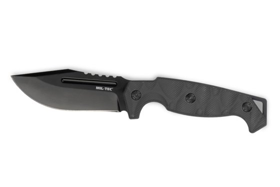 Kampfmesser G10 RIDGE mit KYDEX-Scheide SCHWARZ
