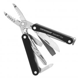 Multitool Leatherman Squirt ES4 schwarz
