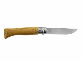 Messer Opinel 8 Klappmesser Inox Buche Motiv Keiler