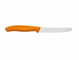 Tomatenmesser gezahnt 6.7836 Orange L119