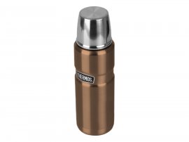Thermosflasche Thermos King 0,47 l braun