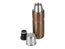 Thermosflasche Thermos King 0,47 l braun