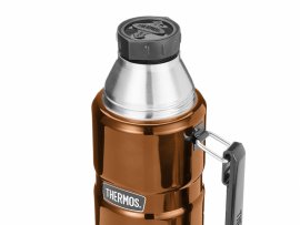 Thermosflasche Thermos King 1,2 l braun