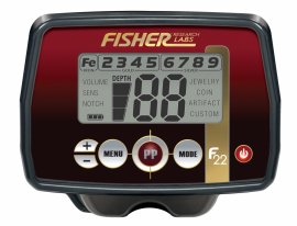 Metalldetektor Fisher F22 11'' DD