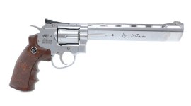 Luftrevolver ASG Dan Wesson 8" Silver 4,5mm