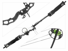 Bogen Poe Lang Predator II schwarz 45-65lbs