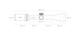 Zielfernrohr Hawke Vantage 4-12x40 AO Mil Dot
