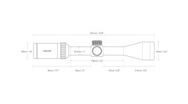 Zielfernrohr Hawke Vantage 3-9x50 AO Mil Dot IR