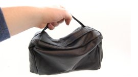 Schießsäcke VENOX, Leder, schwarz/braun