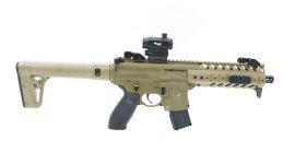 Luftgewehr Sig Sauer MPX 4,5mm FDE Sand mit Kolimator