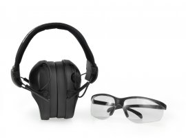 Kopfhörer RealHunter Active Pro Schwarz + Brille