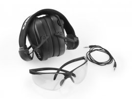 Kopfhörer RealHunter Active Pro Schwarz + Brille