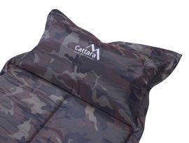 Selbstaufblasende Isomatte Cattara Navy 2,5cm mit Kissen