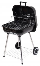 Rechteckiger Holzkohlegrill Trapani 46 cm