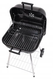 Rechteckiger Holzkohlegrill Trapani 46 cm