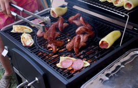 Holzkohlegrill Royal Gussrost