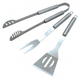 Grillwerkzeug Set 3 Stk textil bag