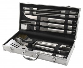 Grillbesteck Set 11-tlg. ALU Koffer
