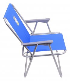 Klapstuhl Camping klappbar Bern blau