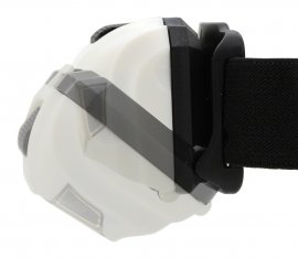 LED-Stirnlampe 80 lm schwarz-weiß