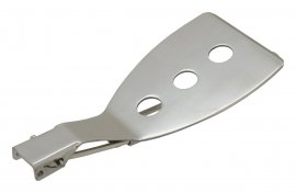 Klappbare Wendeplatte Edelstahl 210/130 mm