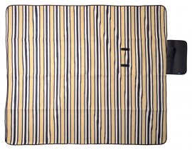 Picknickdecke Fleece 150x135 cm blau