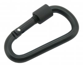 Schwarzer Strong-Karabiner