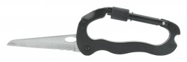 Multifunktionaler Karabiner aus Vollmetall 5in1