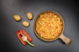 Dehydrierte Mahlzeit – Rindfleisch mit Kartoffeln Tactical Foodpack
