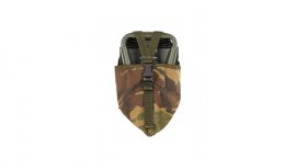 Feldspaten Army MFH klein mit Tasche grün