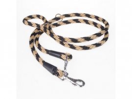Umschaltbare Führleine Dogtrace 14mm, 240cm beige