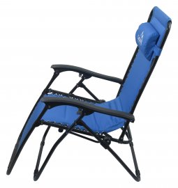 Camping-Klappstuhl verstellbar Cattara LIVORNO blau