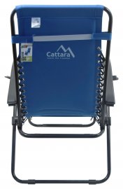 Camping-Klappstuhl verstellbar Cattara LIVORNO blau