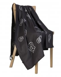 Handtuch Zulu Light XL 85x150cm Totenköpfe