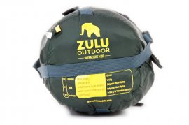 Schlafsack Zulu Ultralight 1400 185cm schwarz