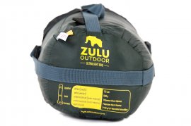 Schlafsack Zulu Ultralight 900 185cm schwarz