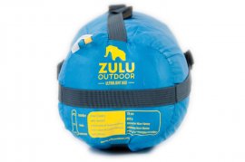 Schlafsack Zulu Ultralight 900 175cm blau rechts