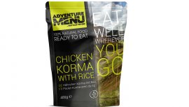 Kuře Korma mit Reis Adventure Menu