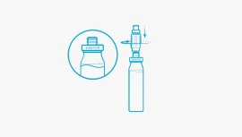 Flasche Sawyer S1 Foam Filter