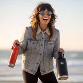 Isolierflasche Klean Kanteen Classic Loop 1900ml Edelstahl