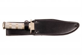 Survival Messer Fox Outdoor mit Lederscheide 3