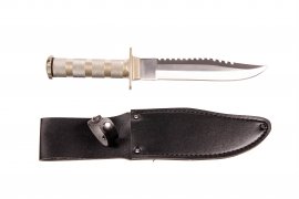 Survival Messer Fox Outdoor mit Lederscheide 5