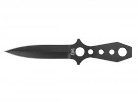 Wurfmesser Fox Outdoor 22,5cm mit Scheide, schwarz