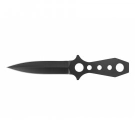 Wurfmesser Fox Outdoor 22,5cm mit Scheide, schwarz