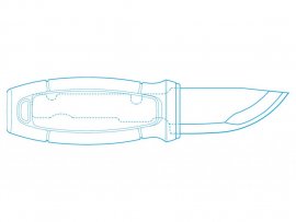 Messer Morakniv Eldris Orange